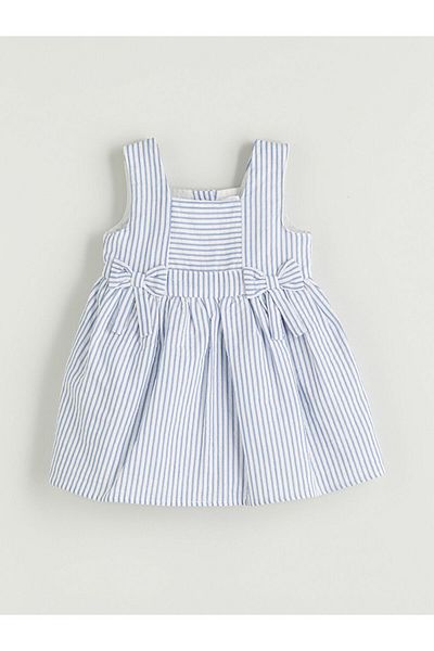 LC Waikiki Lcw Ribbon Detail Baby Girl Dress Fast Fashion