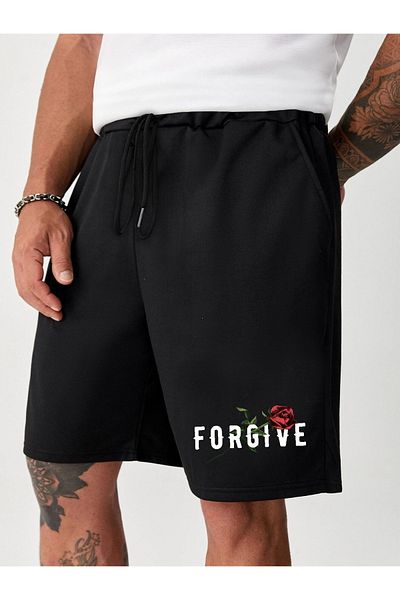 ModaSphere Unisex Forgive Printed Shorts