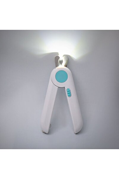 SyaMAG LED Nail Clipper for Pets, Adjustable Brightness, Transparent Cap, White