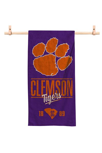 usateamfans Πετσέτα παραλίας Clemson Tigers