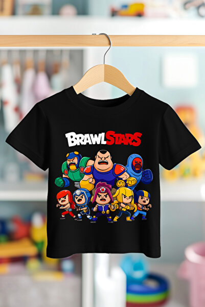 BookOrBook Tricou pentru copii BrawlStars Heroes Fight 100% bumbac de calitat...