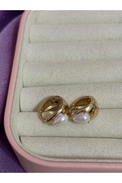 Akiha Aksesuar İNCİ DAMLA MODEL GOLD MİNİK XUPİNG KÜPE