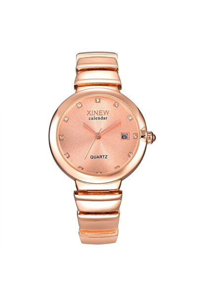 QUARTZ Ceas elegant de damă Xinew Nabucco, auriu roz