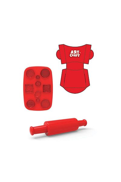 merland benvecocuk 03573 hamburger set game dough 150 gr.