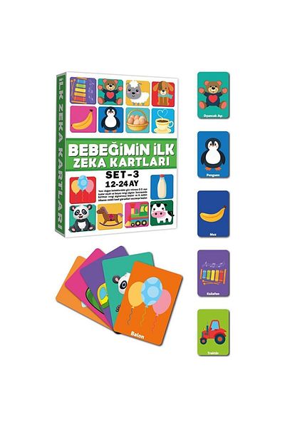 merland benvecocuk 2212 Trainer Cards 12-24 Months Intelligence Cards
