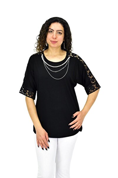 Caftan Bluză imprimată cu mânecă scurtă pentru femei BGL-ST04708