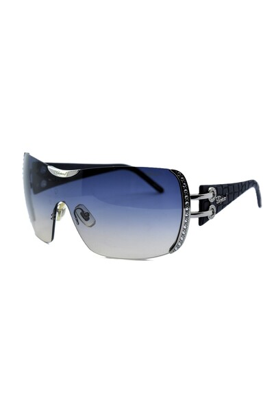 Chopar Sch 935 Palladium Blue Glass Stone Sunglasses