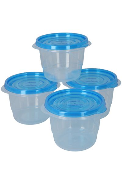 Sistema 4-Piece TakeAlongs Small Food Storage Bowls