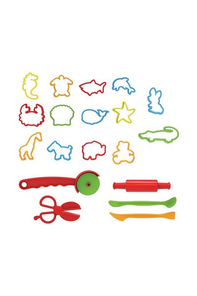 merland benvecocuk 03299 Art Craft 19 Pieces Fun Moulds