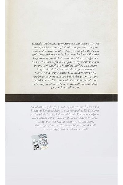 Bloomsbury Bakkhas - Euripides