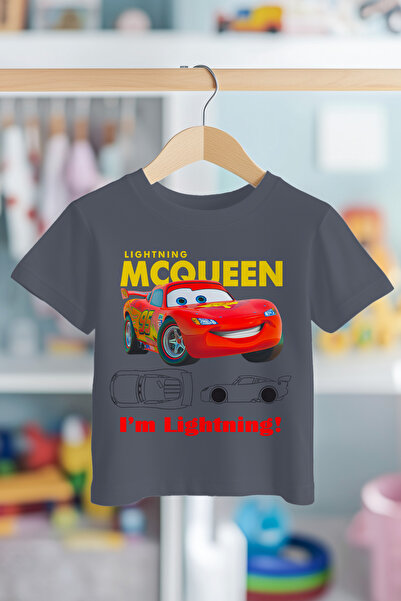 BookOrBook تي شيرت أطفال لايتنينج ماكوين 100٪ قطن 100٪ قماش عالي الجودة