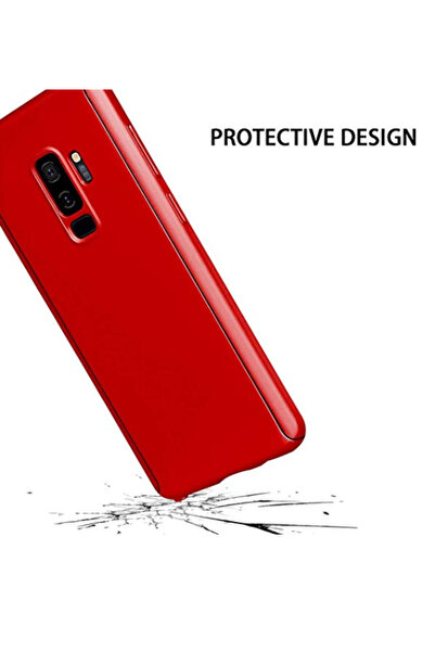 OEM Θήκη GloMax FullBody Red για Samsung Galaxy S9 με προστατευτικό γυαλί