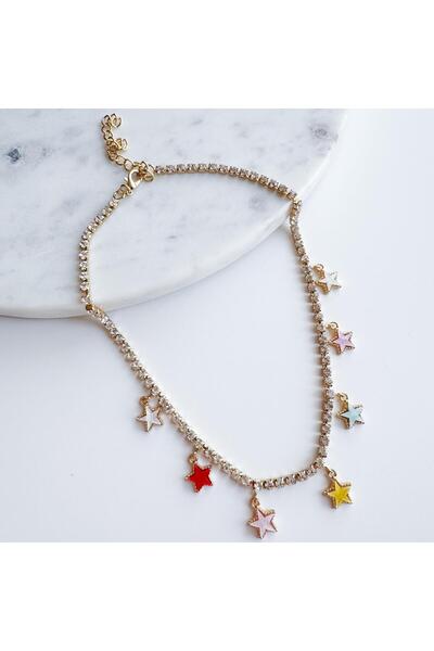 Venus Design Renkli Yıldız Su Yolu Kolye