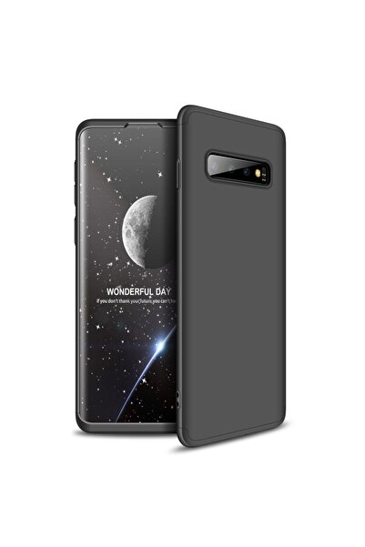 OEM Carcasă Samsung Galaxy S10 - Protecție 360 ​​de grade, 3 în 1, Plastic, N...