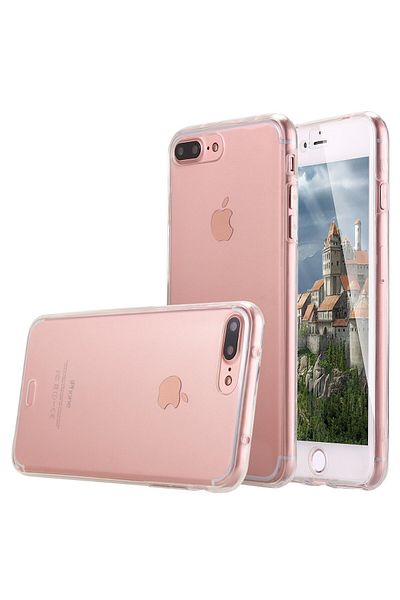 OEM Full TPU 360° Case (front + back) for iPhone 7 Plus, Transparent