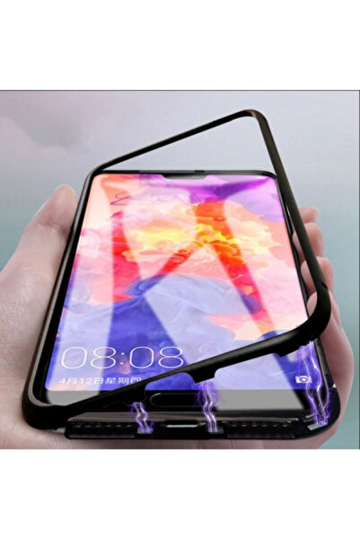 OEM Калъф за Apple iPhone 8, магнитен черен, перфектно прилягане с първокласе...