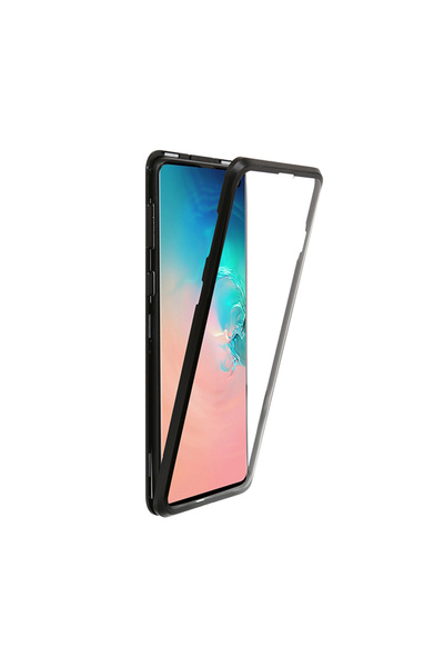 OEM Θήκη προστασίας 360, iPhone X/XS, μαγνητική με γυαλί 9H στην πίσω πλευρά,...