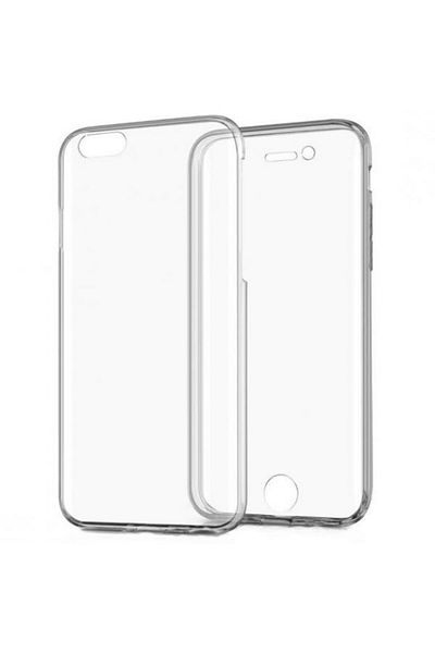 OEM 360° Fully PC & Glass (front + back) protective case for iPhone XS Max, transparent