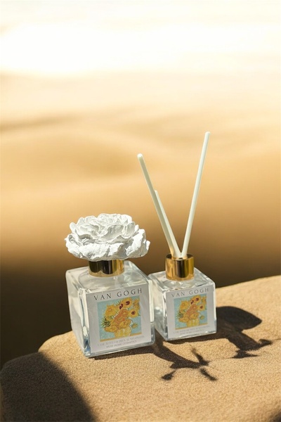 LİNECRAFT 120 ml Ve 50 ml Çiçek Taşlı Oud Kokulu Oda Kokusu Set