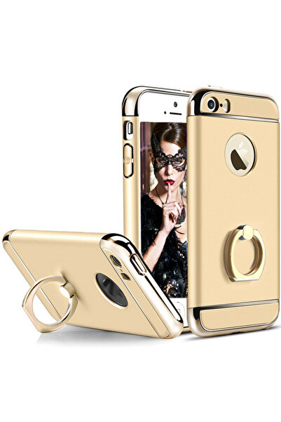 OEM Husa pentru iPhone 6/6S oferă protecție ultra-subțire 3 în 1 - Inel auriu...