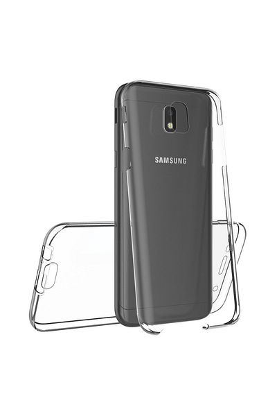 OEM Full TPU 360° case (front + back) for Samsung Galaxy J3 (2017), Transparent