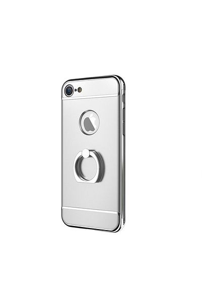 OEM Carcasă Apple iPhone SE2, inel MyStyle Elegance Luxury 3 în 1, argintiu