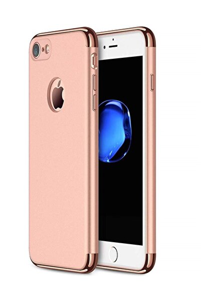OEM Carcasă Apple iPhone SE2, MyStyle Elegance Luxury 3 în 1, auriu-roz