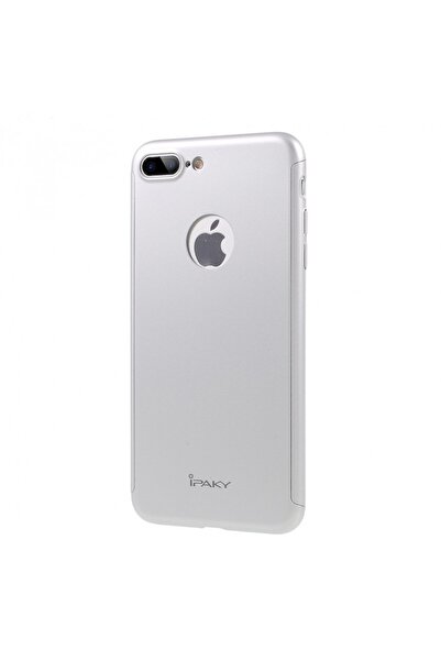 OEM Husă IPAKY cu protecție completă pentru iPhone 7 Plus 5.5 inch, argintie