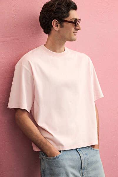 H&M Geniş ve Kısa Tişört Loose Fit