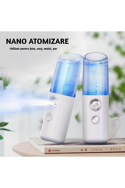 ZEQAS Portable USB Facial Mist Sprayer – Hydrate, Nourish & Revitalize Skin
