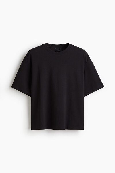 H&M Geniş ve Kısa Tişört Loose Fit