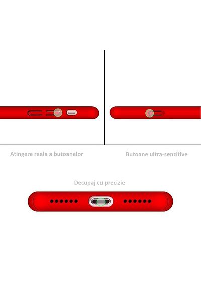 OEM Carcasă originală iPaky Dynamite pentru iPhone 8, acoperire completă 360° + folie de sticlă, roșie