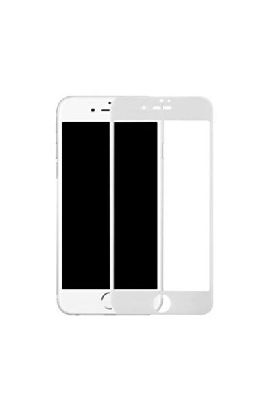 OEM MyStyle 5D γυάλινη μεμβράνη, σκληρότητα 10H, λευκή για Apple iPhone 8 Plus