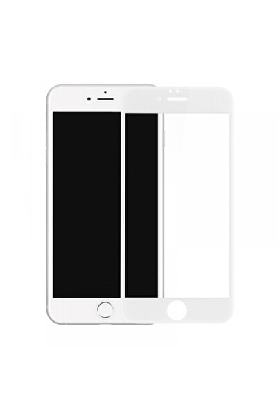 OEM Folie de sticlă cu acoperire completă pentru iPhone 6 / 6S, albă