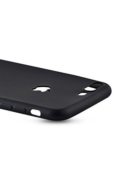OEM Carcasă pentru Apple iPhone 7 Plus, MyStyle Perfect Fit, decupaj cu logo, neagră