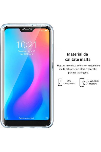 OEM 360 case for Samsung Galaxy A51, TPU Transparent front+back
