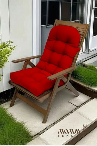 MoMMe Chair Cushion Bamboo Chair Cushion Claret Red