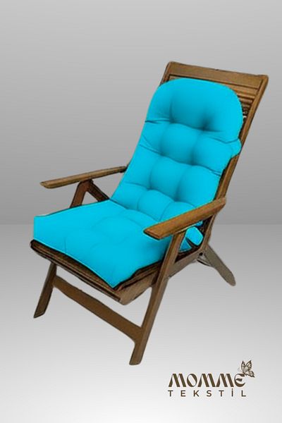 MoMMe Chair Cushion Bamboo Chair Cushion Turquoise