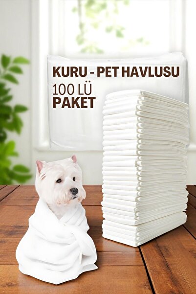Transformacion Pet Havlusu - Kedi Köpek Banyo Havlusu Tek Kullanımlık Kuru Ha...
