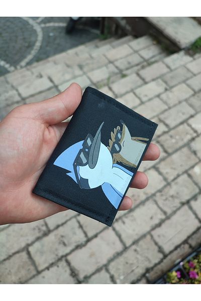 JANJAN Sports Wallet, Unisex Wallet with Velcro, Zipper, Keychain, Coin Compartment, Fabric Wallet