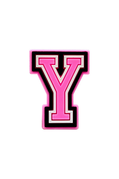 YHARFİ PEMBE HARF SERİSİ TERLİK SÜSÜ JİBBİTZ