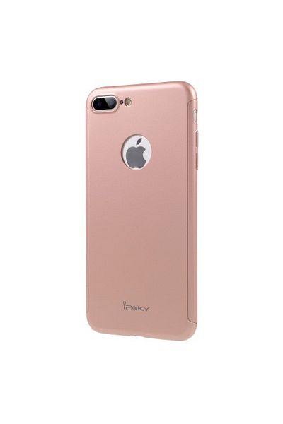 OEM Carcasă MyStyle Rose - Gold Full Body pentru Apple iPhone 8 Plus, acoperire completă la 360 de grade cu folie