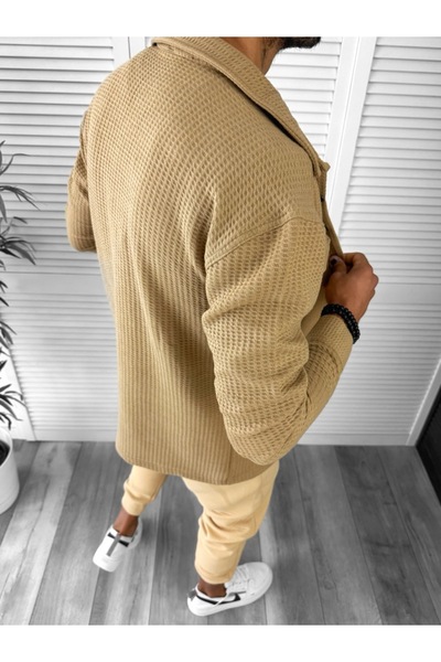 dehaine Men's shirt, casual, brown, 12915