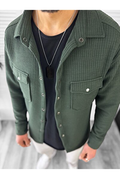 dehaine Men's shirt, casual, khaki, 13041