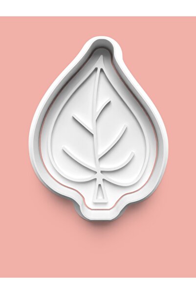 AKTASTORE قالب كوكيز على شكل ورقة و قالب عجينة السكر 0662-8