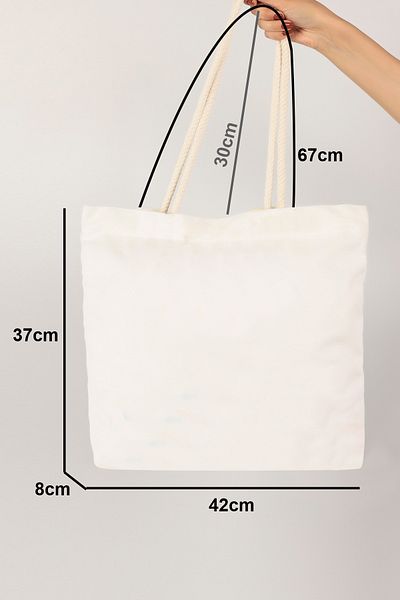 MILANOFOX Geantă de umăr de plajă și ocazională din pânză brodată Punch – Design colorat, țesut durabil, vară