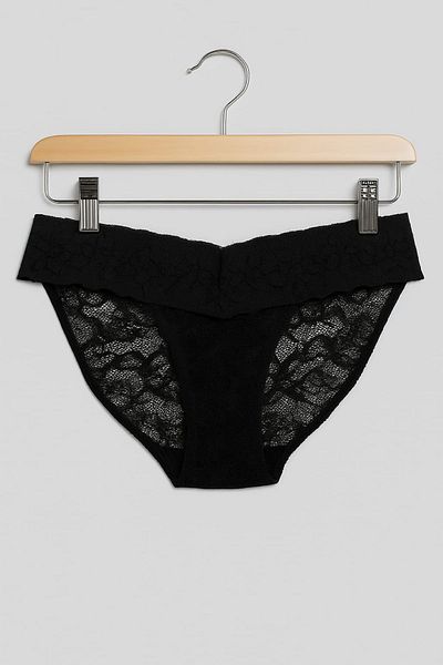 enmodaiçgiyim Black Lace Luxury Women's Slip Panties