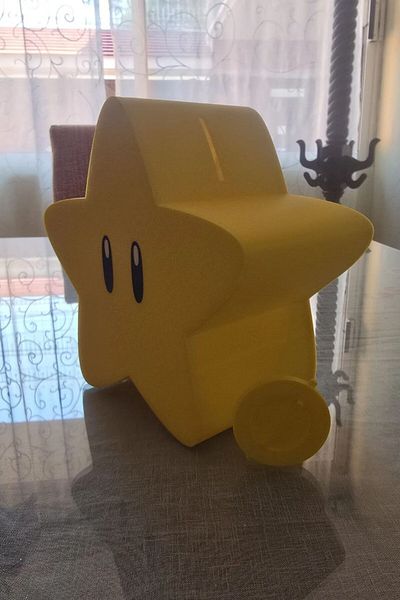 MEK Super Mario Star Piggy Bank