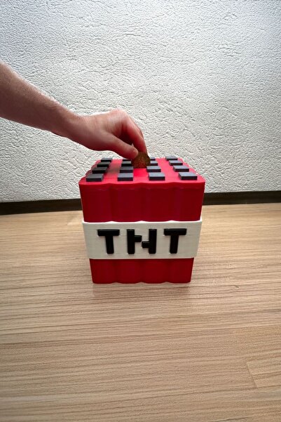 MEK Minecraft TNT Tasarımlı Kumbara