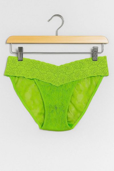enmodaiçgiyim Green Lace Luxury Women's Slip Panties